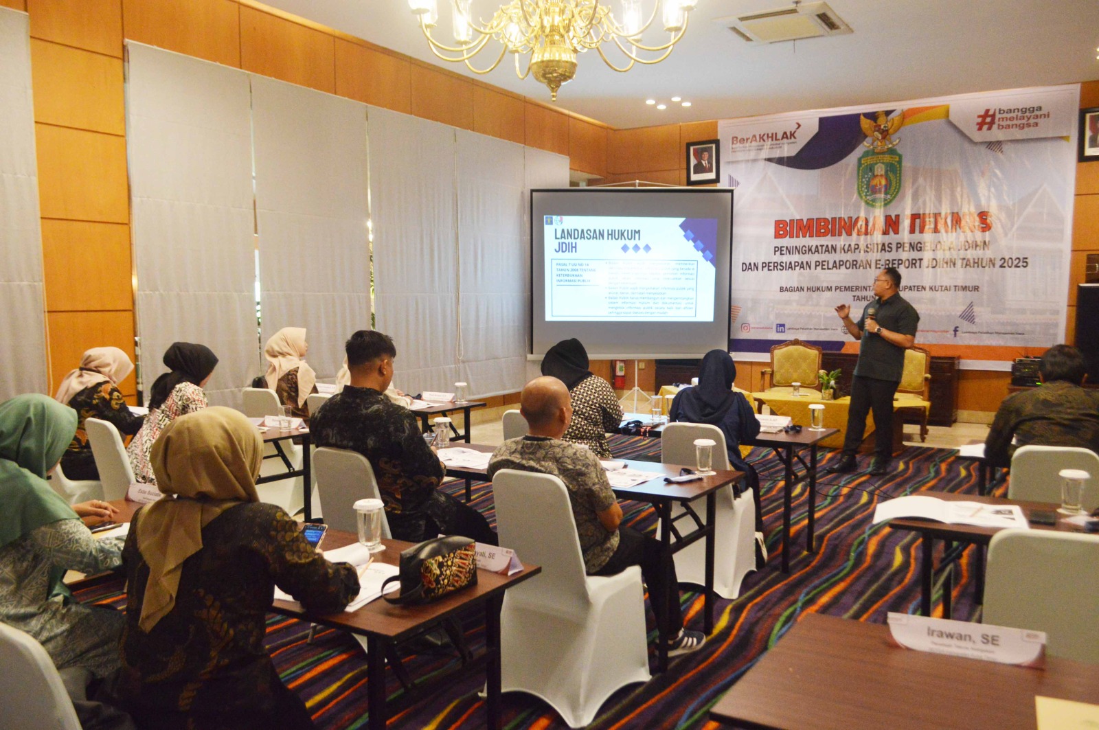 Tingkatkan Kualitas Pengelolaan JDIHN, Bagian Hukum Gelar Bimbingan Teknis dan Persiapan Pelaporan e-Report JDIHN Tahun 2025